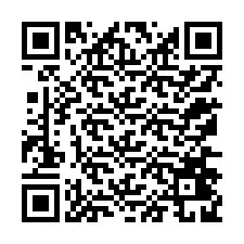 QR Code pour le numéro de téléphone +12176429768