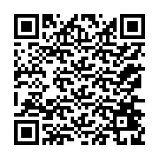 Código QR para número de teléfono +12176429769