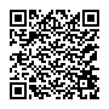 QR код за телефонен номер +12176429770