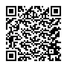 Codice QR per il numero di telefono +12176429773