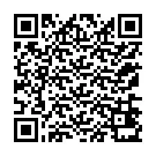 QR Code สำหรับหมายเลขโทรศัพท์ +12176431014
