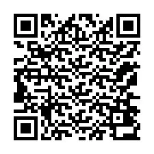 Código QR para número de teléfono +12176432275