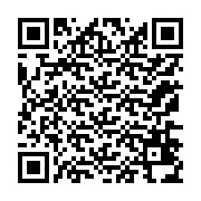 QR код за телефонен номер +12176434555