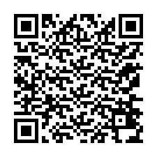 Código QR para número de telefone +12176434632