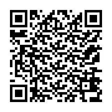 Kode QR untuk nomor Telepon +12176436885