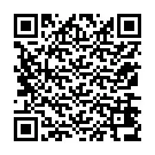 QR-koodi puhelinnumerolle +12176436886