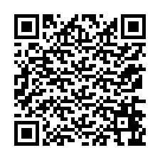 QR код за телефонен номер +12176466546