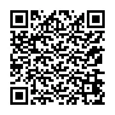 Codice QR per il numero di telefono +12176475082