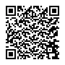 QR-Code für Telefonnummer +12176496712