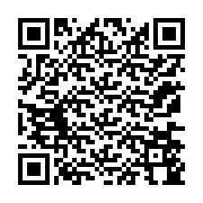 QR Code pour le numéro de téléphone +12176544305