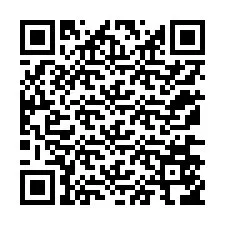 QR-koodi puhelinnumerolle +12176556344