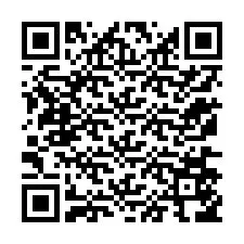 Codice QR per il numero di telefono +12176556346