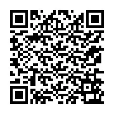 Codice QR per il numero di telefono +12176563442