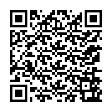 Kode QR untuk nomor Telepon +12176563446