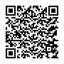 Código QR para número de teléfono +12176574324