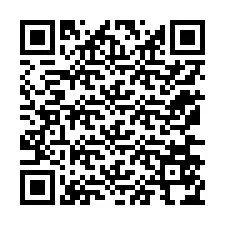 QR kód a telefonszámhoz +12176574326