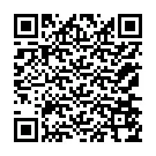 Código QR para número de teléfono +12176574331