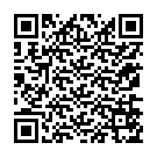 Código QR para número de teléfono +12176575442