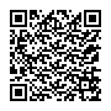 QR код за телефонен номер +12176575444