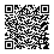 Código QR para número de teléfono +12176586861