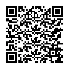 QR код за телефонен номер +12176586864