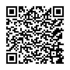 QR-код для номера телефона +12176586869