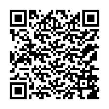 QR Code สำหรับหมายเลขโทรศัพท์ +12176586871