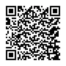 QR код за телефонен номер +12176587477