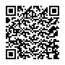 Código QR para número de teléfono +12176588143