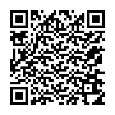 QR-koodi puhelinnumerolle +12176614353