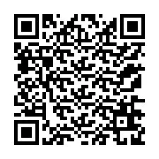 Código QR para número de teléfono +12176629540