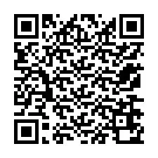Codice QR per il numero di telefono +12176670187