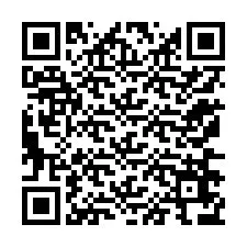 QR-код для номера телефона +12176676636