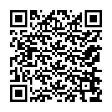 QR Code pour le numéro de téléphone +12176676637