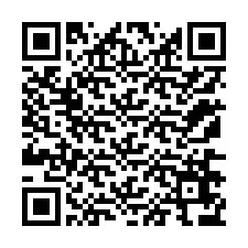 QR Code pour le numéro de téléphone +12176676641