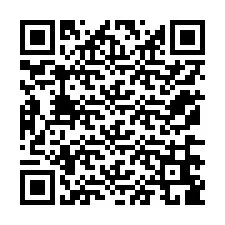 Kode QR untuk nomor Telepon +12176689013