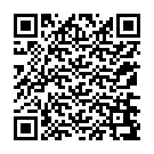 Código QR para número de teléfono +12176697240