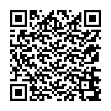 Código QR para número de teléfono +12176697242