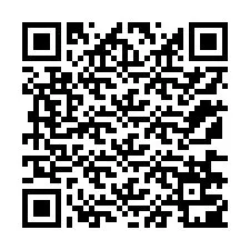 QR kód a telefonszámhoz +12176701601