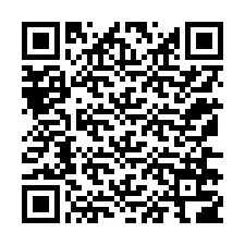 QR Code pour le numéro de téléphone +12176706664