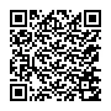 Código QR para número de teléfono +12176752766