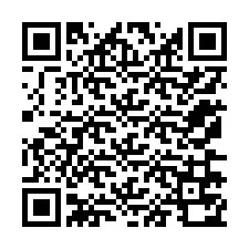 Código QR para número de teléfono +12176770033