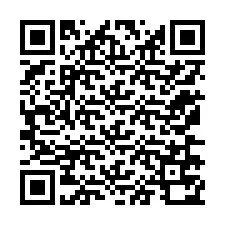 Código QR para número de teléfono +12176770136