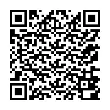 QR код за телефонен номер +12176800016