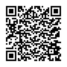 QR Code สำหรับหมายเลขโทรศัพท์ +12176829384