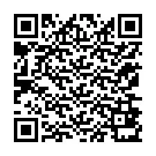 QR Code สำหรับหมายเลขโทรศัพท์ +12176831092