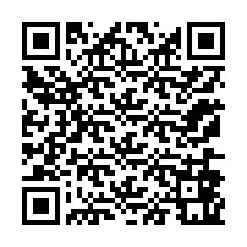 QR-koodi puhelinnumerolle +12176861815