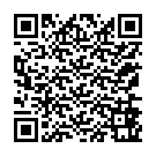 QR-koodi puhelinnumerolle +12176861824