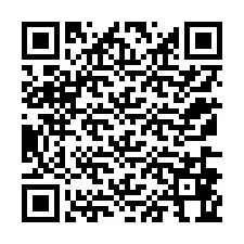 QR код за телефонен номер +12176864104