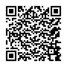 QR код за телефонен номер +12176888457